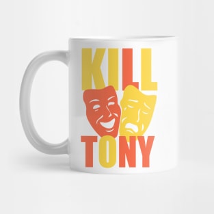 Kill Tony Comedy Happy & Sad Masks - Merch & Gifts Mug